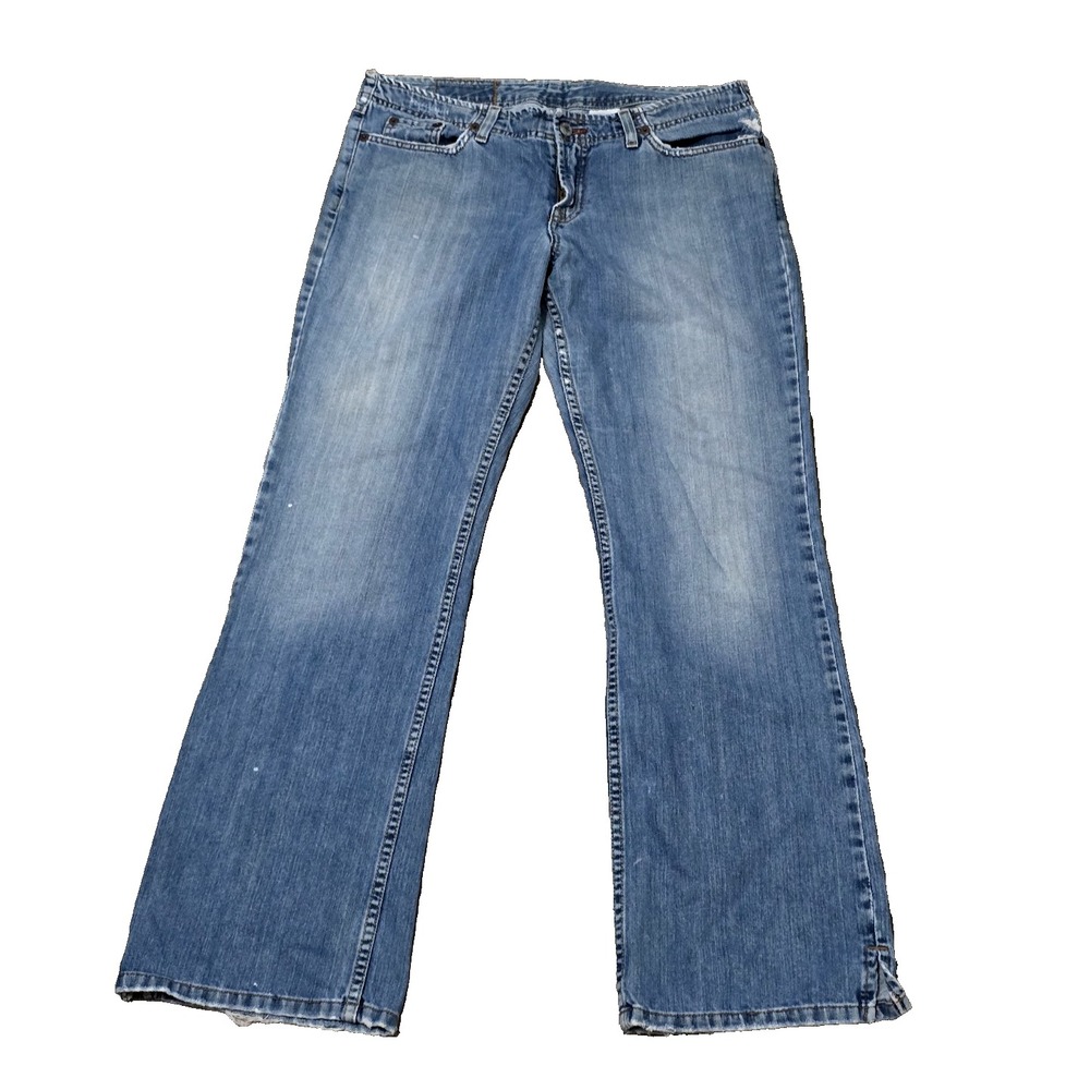 Lucky Brand DUNGAREES Wonder‎ Jeans Womens Sz 10/30 Blue Denim Jeans Pants